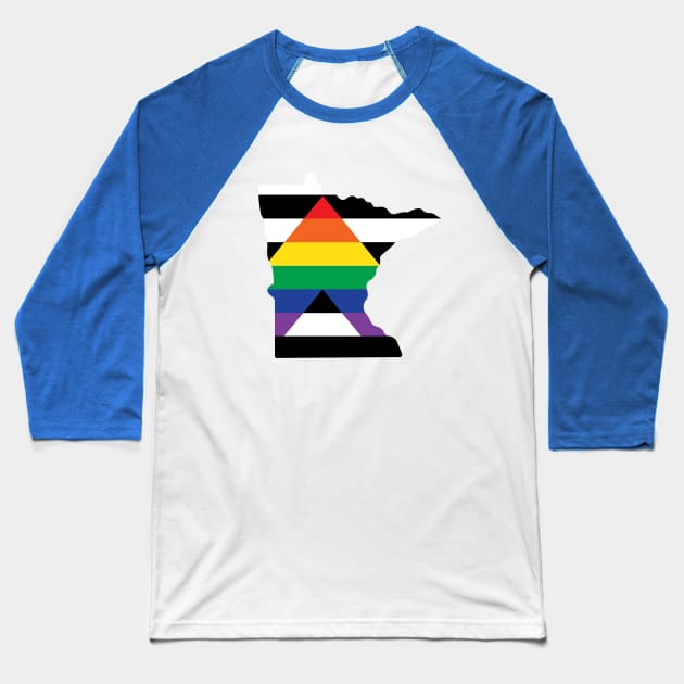 Minnesota Straight Ally Pride Baseball T-Shirt by littleSamantics